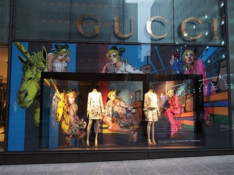 jojo louis vuitton|A Look at JoJo’s Bizarre Adventure x Gucci Window Displays.